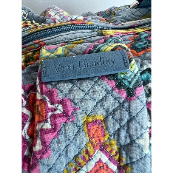 Vera Bradley Purse Hadley East West Tote In PAINTED MEDALLIONS - Picture 6 of 13